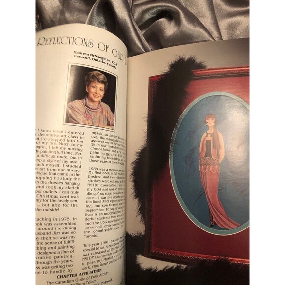 1991 The Decorative Painter Magazine Issue No. 6 Vol. 19 Magnolias Faces Heads - Picture 4 of 9